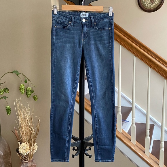 PAIGE Verdugo Ankle Super Skinny Jeans in Nottingham Size 26 - Picture 4 of 16